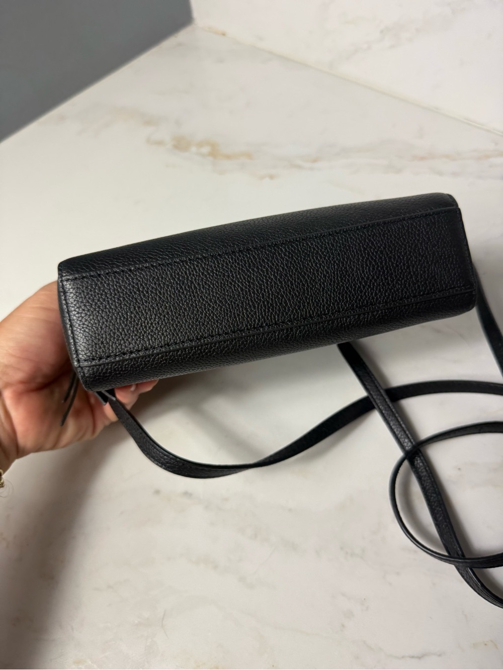 TORY BURCH SLIM ROMY TOP HANDLE
BAG in Black Leather Crossbody Bag  new - Picture 11 of 12